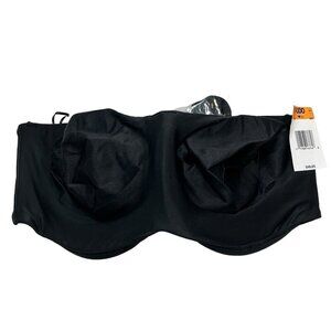 Bali Black Strapless Bra